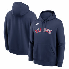 Navy Boston Red Sox Nike Cooperstown Collection Wordmark Club Hoodie