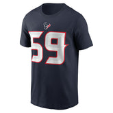 DeMeco Ryans Retired Player Name & Number T-Shirt - Houston Texans T-shirts