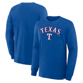 Royal Texas Rangers Fanatics Lock-Up Legacy Long Sleeve T-Shirt