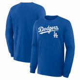 Royal Los Angeles Dodgers Fanatics Lock-Up Legacy Long Sleeve T-Shirt