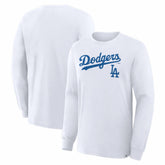 White Los Angeles Dodgers Fanatics Lock-Up Legacy Long Sleeve T-Shirt