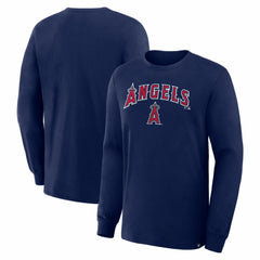 Navy Los Angeles Angels Fanatics Lock-Up Legacy Long Sleeve T-Shirt