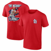 Red Ozzie Smith St. Louis Cardinals Fanatics Retired Player Nickname Name & Number T-Shirt