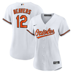 White Dylan Beavers Baltimore Orioles Nike Women's Home Replica Jersey