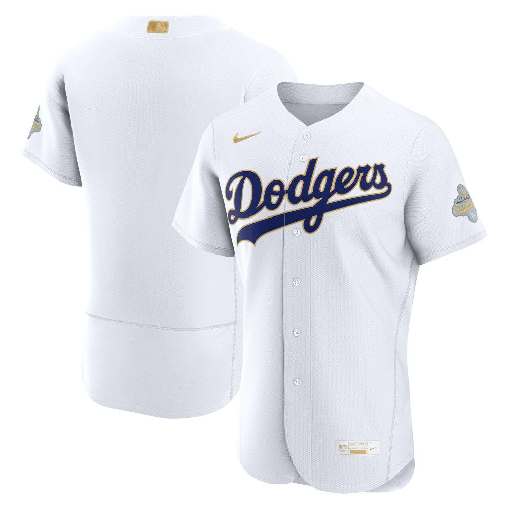 White Los Angeles Dodgers Nike 2026 Gold Collection Authentic Jersey