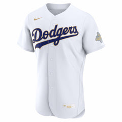 White Los Angeles Dodgers Nike 2026 Gold Collection Authentic Jersey