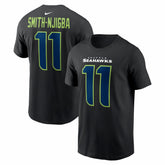 Jaxon Smith-Njigba Carbon Name & Number T-Shirt - Seattle Seahawks T-shirts