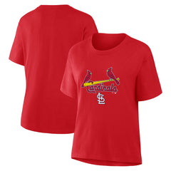Red St. Louis Cardinals Fanatics Women's Lockup Legacy T-Shirt