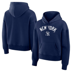 Navy New York Yankees Fanatics Women's Lockup Legacy Fleece Hoodie