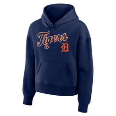 Navy Detroit Tigers Fanatics Women's Lockup Legacy Fleece Hoodie