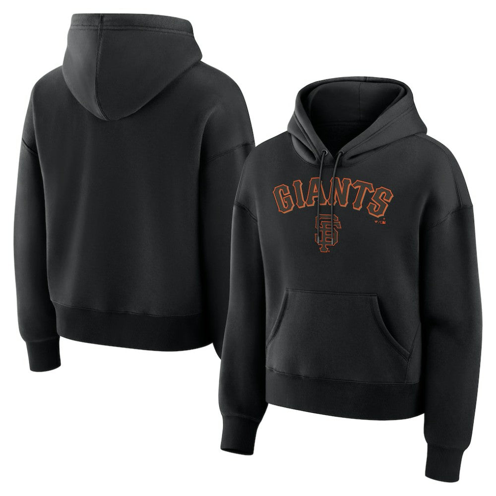 Black San Francisco Giants Fanatics Women's Lockup Legacy Fleece Hoodie