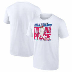White Ryan Howard Philadelphia Phillies Fanatics Cooperstown Collection Player T-Shirt