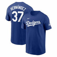 Royal Teoscar Hernández Los Angeles Dodgers Nike 2025 World Series Champions Name & Number T-Shirt