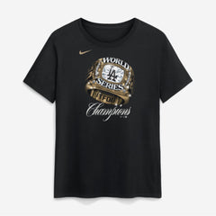 Black Los Angeles Dodgers Nike Women's 2026 Gold Collection Graphic T-Shirt