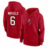 Baker Mayfield Women's Player Name & Number Fleece Hoodie - Tampa Bay Buccaneers Hoodies