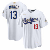 White Max Muncy Los Angeles Dodgers Nike 2026 Gold Collection Stadium Jersey