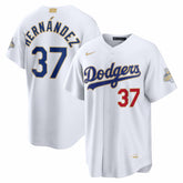 White Teoscar Hernández Los Angeles Dodgers Nike 2026 Gold Collection Stadium Jersey