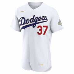 White Teoscar Hernández Los Angeles Dodgers Nike 2026 Gold Collection Authentic Jersey