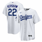 White Clayton Kershaw Los Angeles Dodgers Nike Home 2025 World Series Champions Replica Jersey