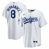 White Enrique Hernández Los Angeles Dodgers Nike Home 2025 World Series Champions Replica Jersey