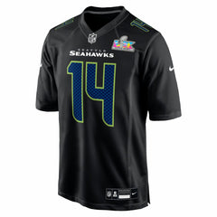 Sam Darnold Super Bowl LX Patch Carbon Fashion Game Jersey - Seattle Seahawks Jerseys