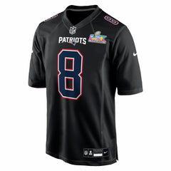 Stefon Diggs Super Bowl LX Patch Carbon Fashion Game Jersey - New England Patriots Jerseys