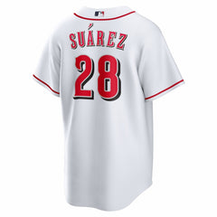 White Eugenio Suárez Cincinnati Reds Nike Home Replica Jersey