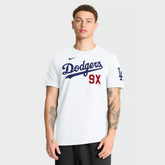 White Los Angeles Dodgers Nike 9X Champs T-Shirt