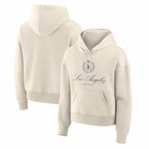 Cream Los Angeles Dodgers Fanatics Women's Legacy Fleece Hoodie