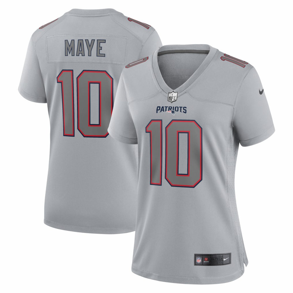 Drake Maye Women's Fashion Atmosphere Fashion Game Jersey - New England Patriots Jerseys