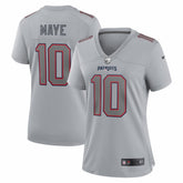 Drake Maye Women's Fashion Atmosphere Fashion Game Jersey - New England Patriots Jerseys