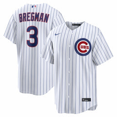 White Alex Bregman Chicago Cubs Nike Home Replica Jersey