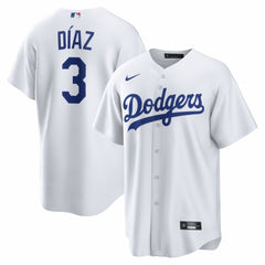 White Edwin Díaz Los Angeles Dodgers Nike Home Replica Jersey