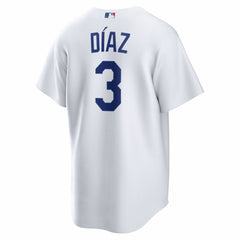 White Edwin Díaz Los Angeles Dodgers Nike Home Replica Jersey