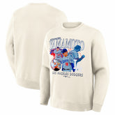 Cream Yoshinobu Yamamoto Los Angeles Dodgers Fanatics Montage Legacy Sweatshirt