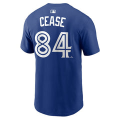 Royal Dylan Cease Toronto Blue Jays Nike Home Name & Number T-Shirt