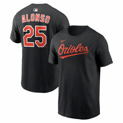 Black Pete Alonso Baltimore Orioles Nike Home Name & Number T-Shirt