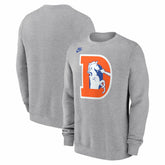 D Horse Logo Club Sweatshirt - Denver Broncos Sweatshirts