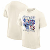 Cream Shohei Ohtani Los Angeles Dodgers Fanatics Montage T-Shirt