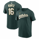 Green Nick Kurtz Athletics Nike Name & Number T-Shirt