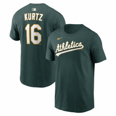 Green Nick Kurtz Athletics Nike Name & Number T-Shirt