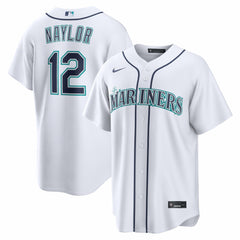 White Josh Naylor Seattle Mariners Nike Home Replica Jersey