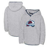 NHL Colorado Avalanche Girls Youth Ultimate Teddy Fleece Pullover Hoodie