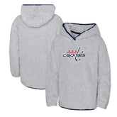 NHL Washington Capitals Girls Youth Ultimate Teddy Fleece Pullover Hoodie