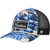NHL Seattle Kraken '47 Tropicalia Allover Print Trucker Adjustable Hat