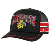 NHL Chicago Blackhawks '47 Sideband Stripes Trucker Snapback Hat
