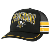 NHL Pittsburgh Penguins '47 Sideband Stripes Trucker Snapback Hat