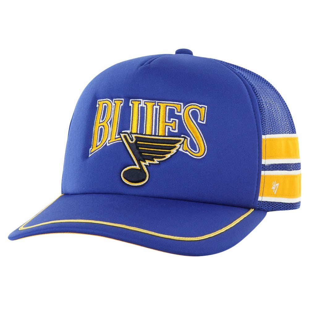 NHL St. Louis Blues '47 Sideband Stripes Trucker Snapback Hat