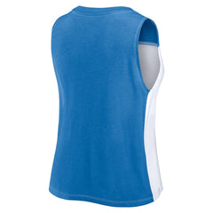 Women's Script Color Block Tank Top - Buffalo Bills Tops