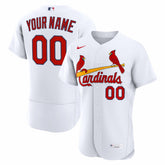 White St. Louis Cardinals Nike Home Authentic Custom Jersey